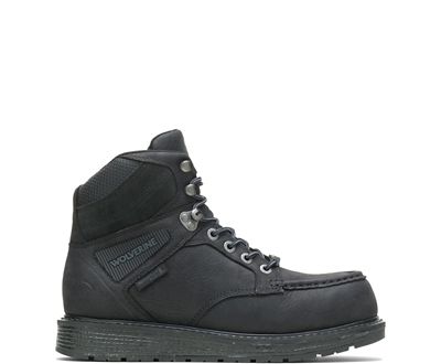 Wolverine Mens Hellcat 6 IN Moc Toe Soft-Toe Wedge Boot