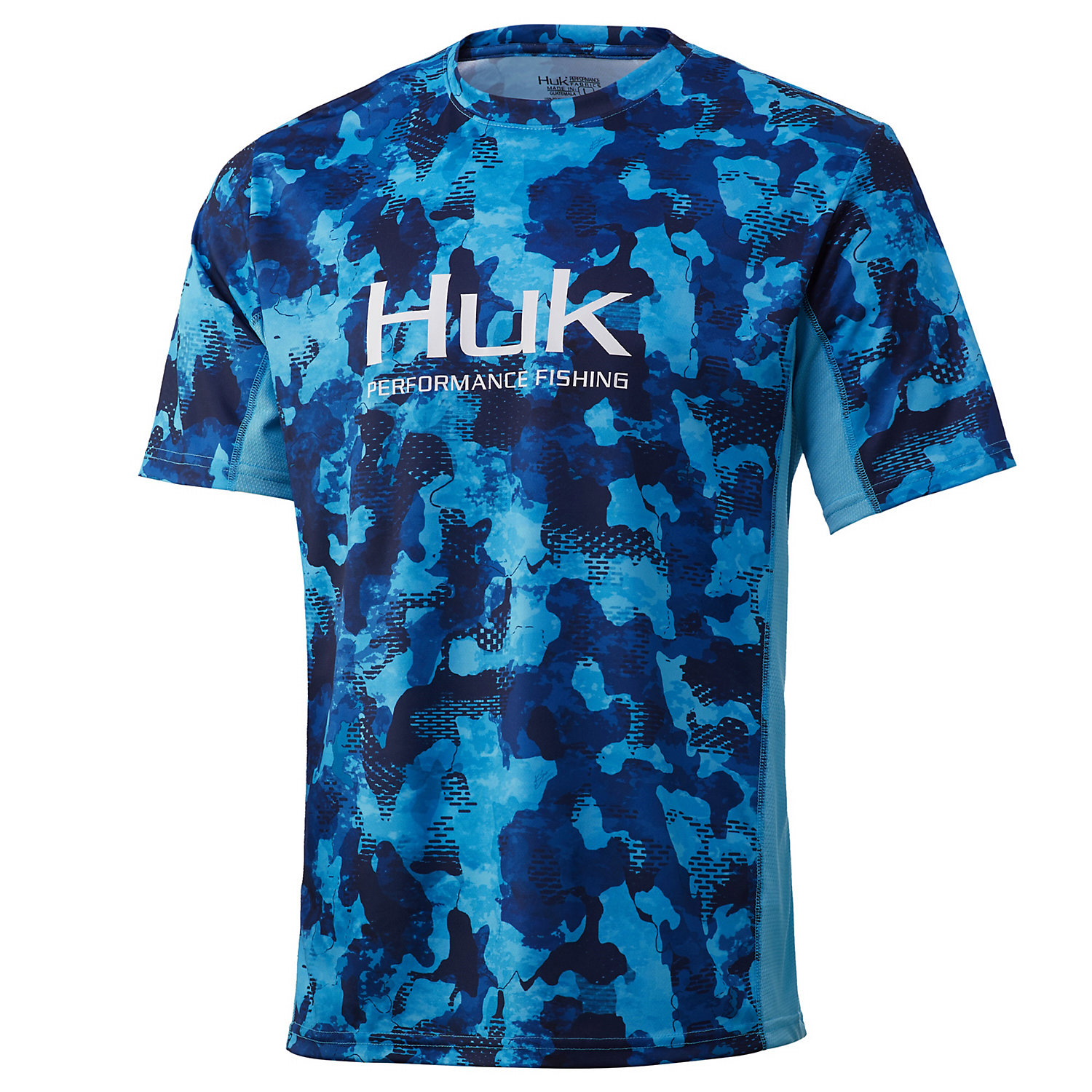 Huk Mens Icon X KC Refraction Camo SS T-Shirt