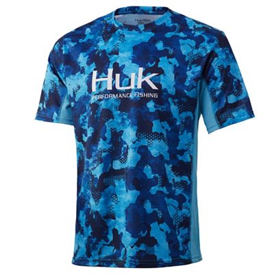Huk Men's Icon X KC Refraction Camo SS T-Shirt