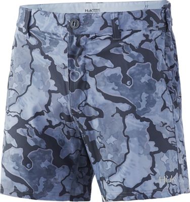 Huk Mens Lowcountry Camo 6 Inch Short