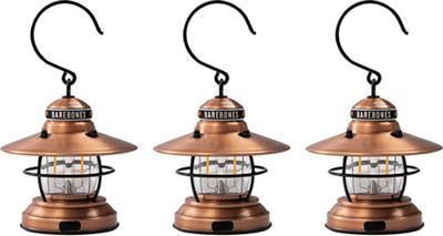 Barebones Edison Mini Lantern 3 Pack - Antique Bronze