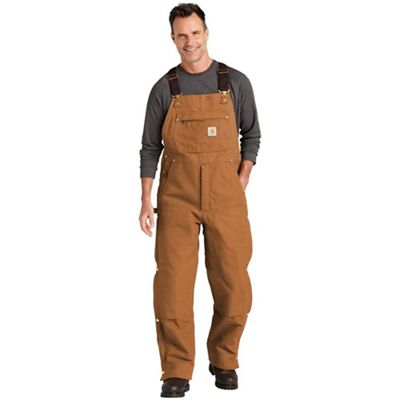 Carhartt Loose Fit Firm Duck Insulated Bib Overall | Black | XL