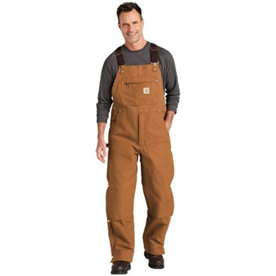 Carhartt Men's Loose Fit Firm Duck Insulated Overall Bib