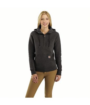 Carhartt Women's Relaxed Fit Midweight Half-Zip Sweatshirt - Moosejaw