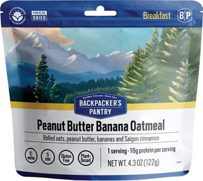 Backpackers Pantry Peanut Butter and Banana Oatmeal