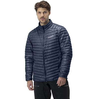 Norrona Men's Trollveggen Superlight Down850 Jacket - Medium, Indigo Night