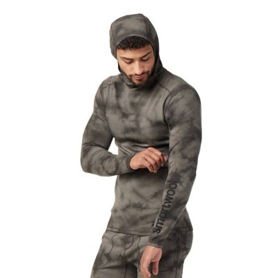 Smartwool Mens Classic Thermal Plant-Based Dye Merino Base Layer Logo Hoodie