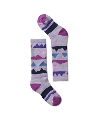Smartwool Kids' Wintersport Full Cushion Mountain Pattern Over The Calf Sock