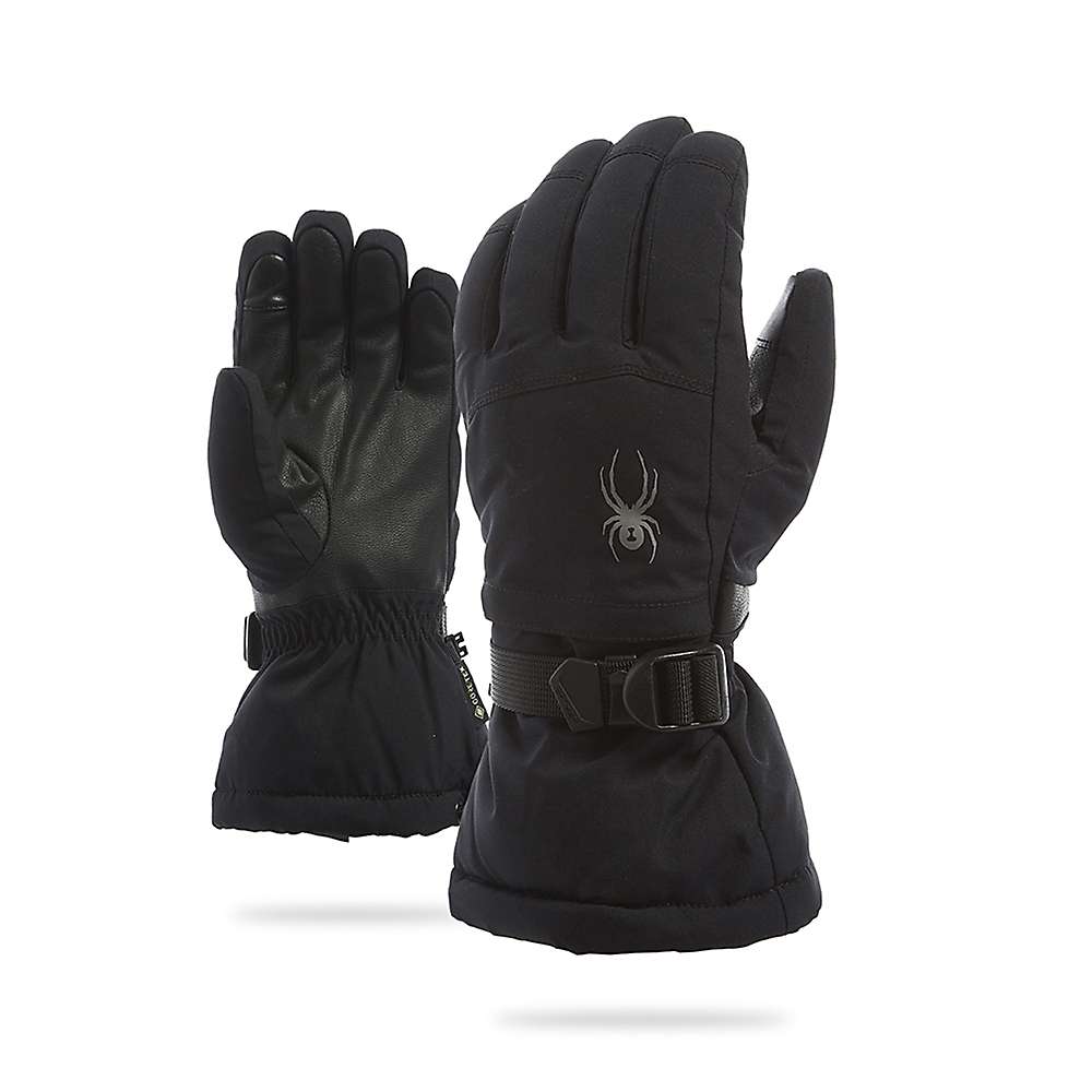 Spyder Men's Traverse Gore-Tex Snow Ski Glove XL Black Silver NEW 
