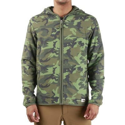 The North Face Men's Printed Mountain Sweatshirt Full Zip Hoodie