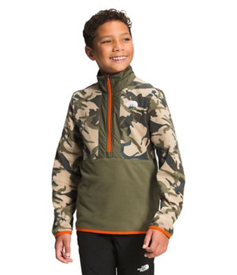 The North Face Youth Printed Glacier 1/4 Zip Top