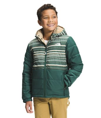 The North Face Boys' Printed Reversible Mount Chimbo Full Zip Hooded Jacket -