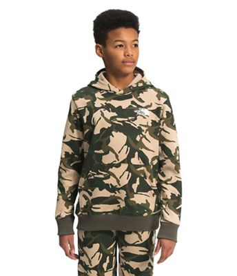 The North Face Boys' Printed Camp Fleece Pullover Hoodie