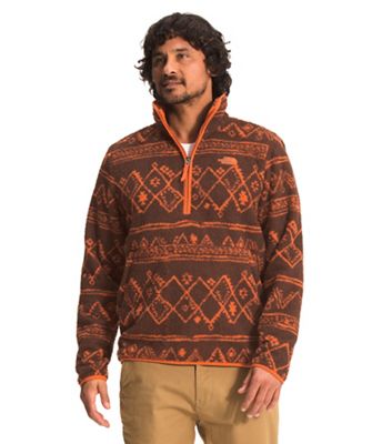 The North Face Men's Printed Dunraven Sherpa 1/4 Zip Top