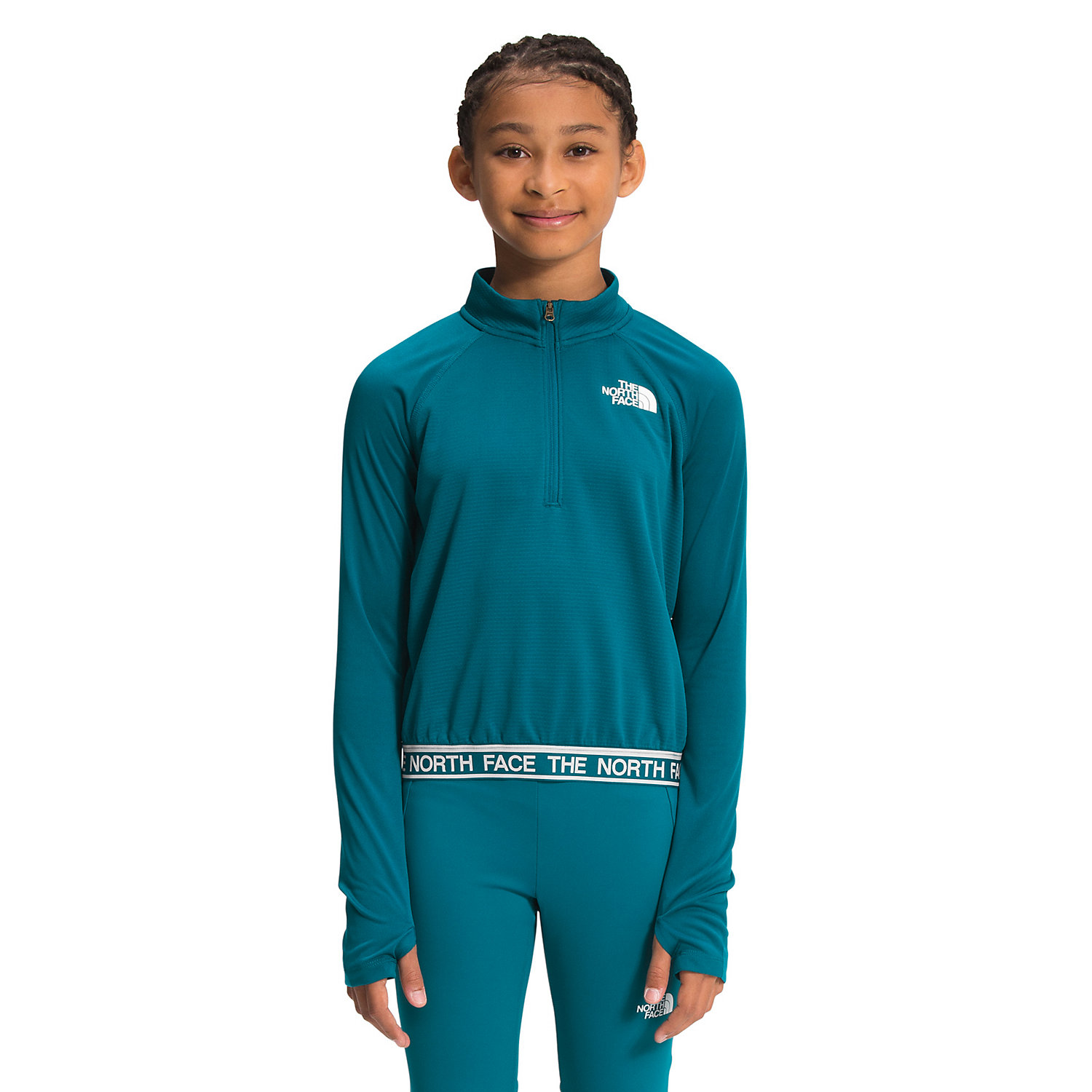 The North Face Girls Reactor Thermal 1/4 Zip Top