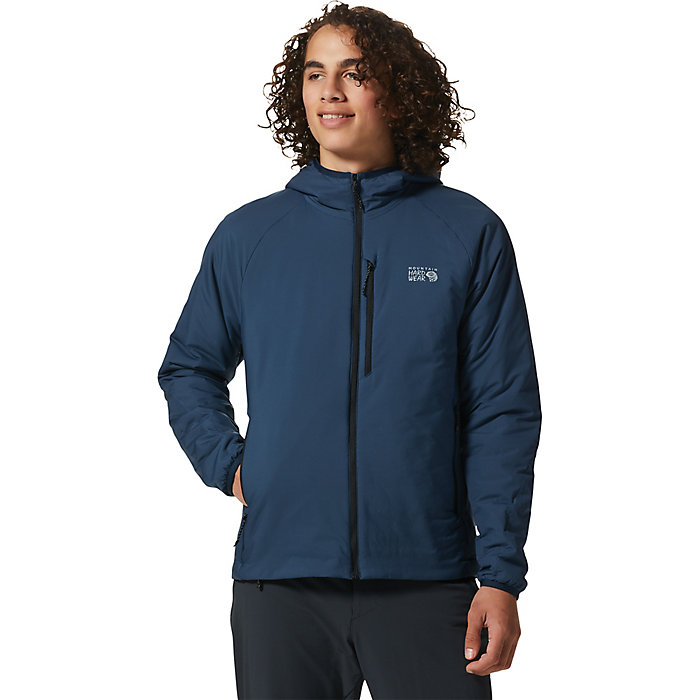 Red Sports Outdoors Details about   Mountain Hardwear Mens Kor Strata Climb Hooded Jacket Top 