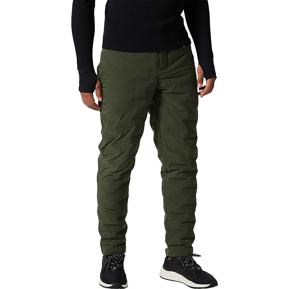 Mountain Hardwear Men's Stretchdown Pant - Large Long, Surplus Green