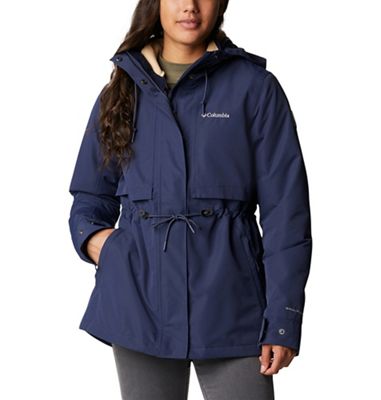 Columbia Interchange Red Rain Jacket Shell Only Women's Small