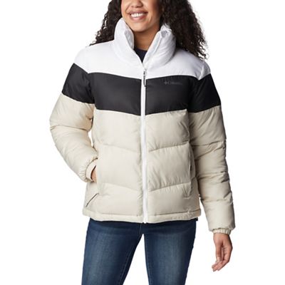 Columbia Women's Puffect Color Blocked Jacket - XS, Dark Stone / Black /  White