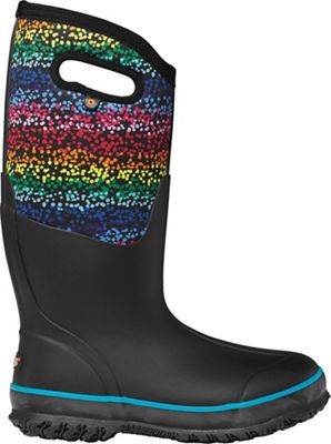 Bogs Women's Classic Tall Design A Boot Rainbow Dots Boot