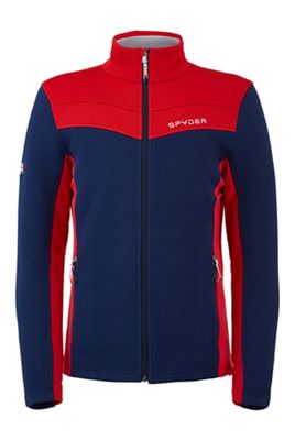 Spyder Men's USA Encore Full Zip Fleece Jacket