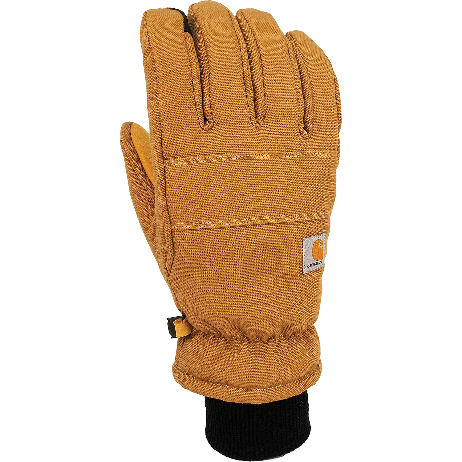 Carhartt Mens Insulated Duck/Synthetic Leather Knit Cuff Glove