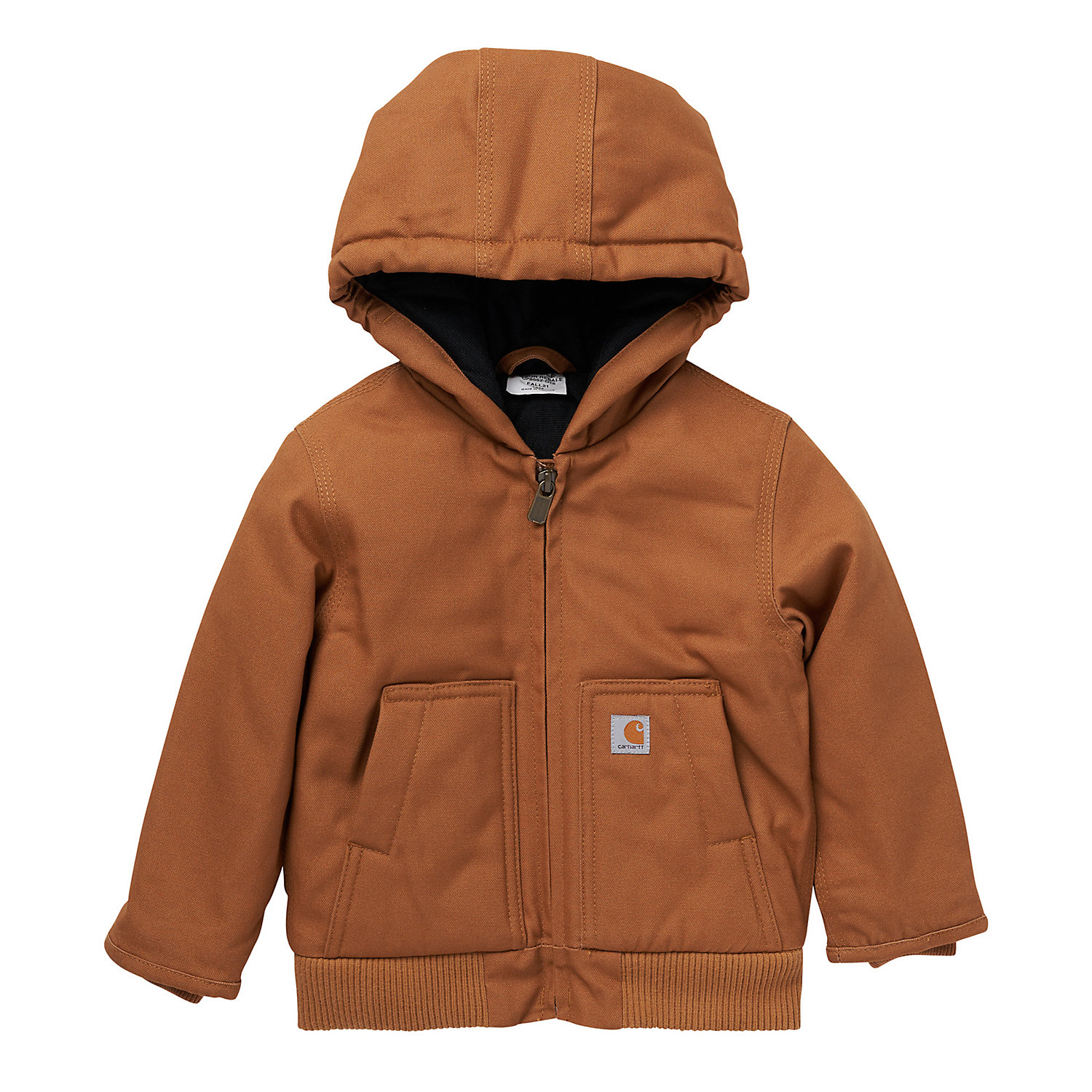 Carhartt Toddler Boys Canvas Insulated Hooded Active Jacket