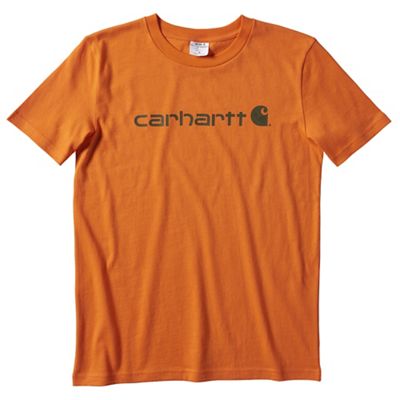 Carhartt Boys' Knit SS Crewneck Logo T-Shirt
