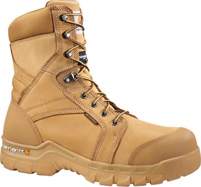 Carhartt Mens Rugged Flex 8 Inch Waterproof Insulated Work Boot - Soft Toe