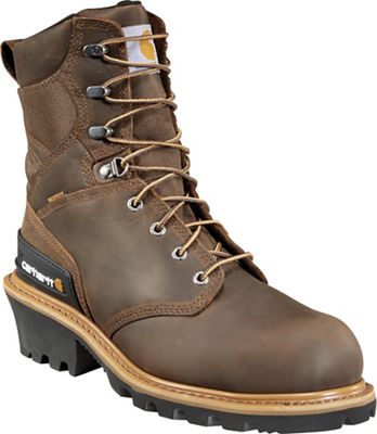 Carhartt Mens Woodworks 8 Inch Waterproof Insulated Climbing Boot - Composite Toe