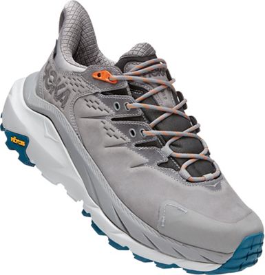 Hoka One One Men's Kaha 2 Low GTX Shoe - 7.5, Sharkskin / Blue Coral