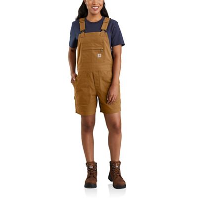 Carhartt Women's Rugged Flex Relaxed Fit 11 Inch Canvas Shortall - Moosejaw