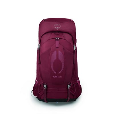 Osprey Women's Aura 50 Backpack - XS / Small, Berry Sorbet Red