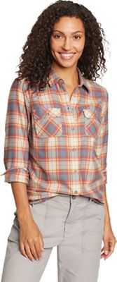 Eddie Bauer Women's Firelight Flannel Shirt - Scarlet - Size XXL