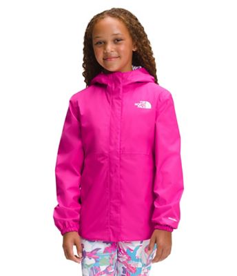 girls pink north face jacket