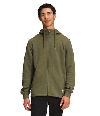 The North Face Mens Long Peak Quilted Full Zip Hoodie