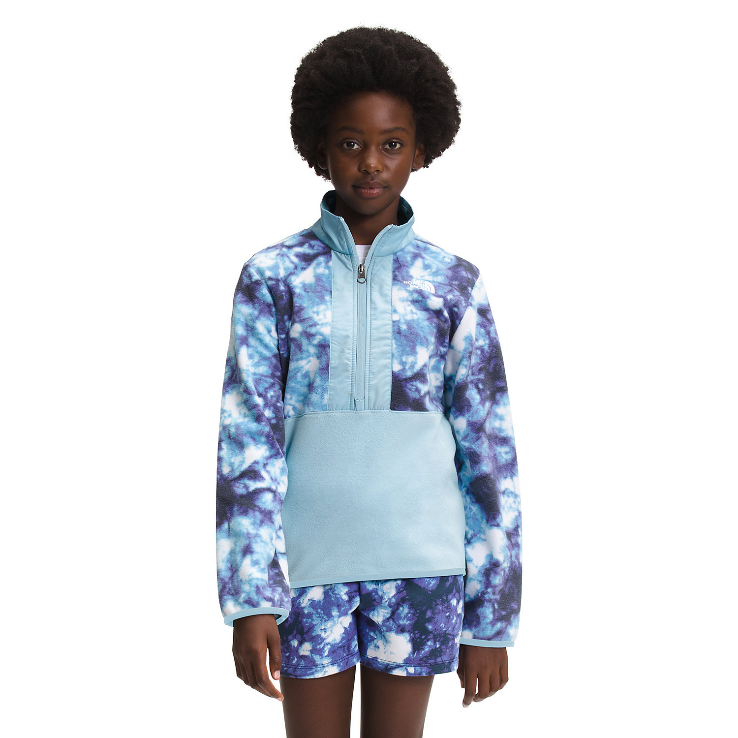 The North Face Youth Printed Glacier 1/4 Zip Jacket