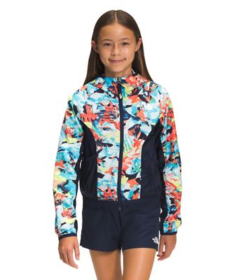 The North Face Girls' Printed Windwall Hoodie