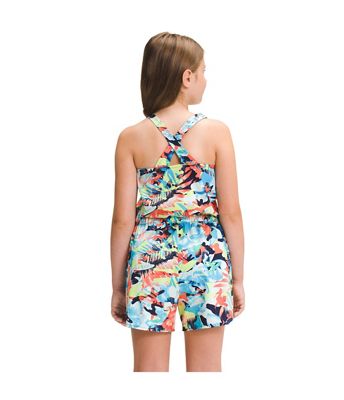 TNF Navy Youth Tropical Camo Print
