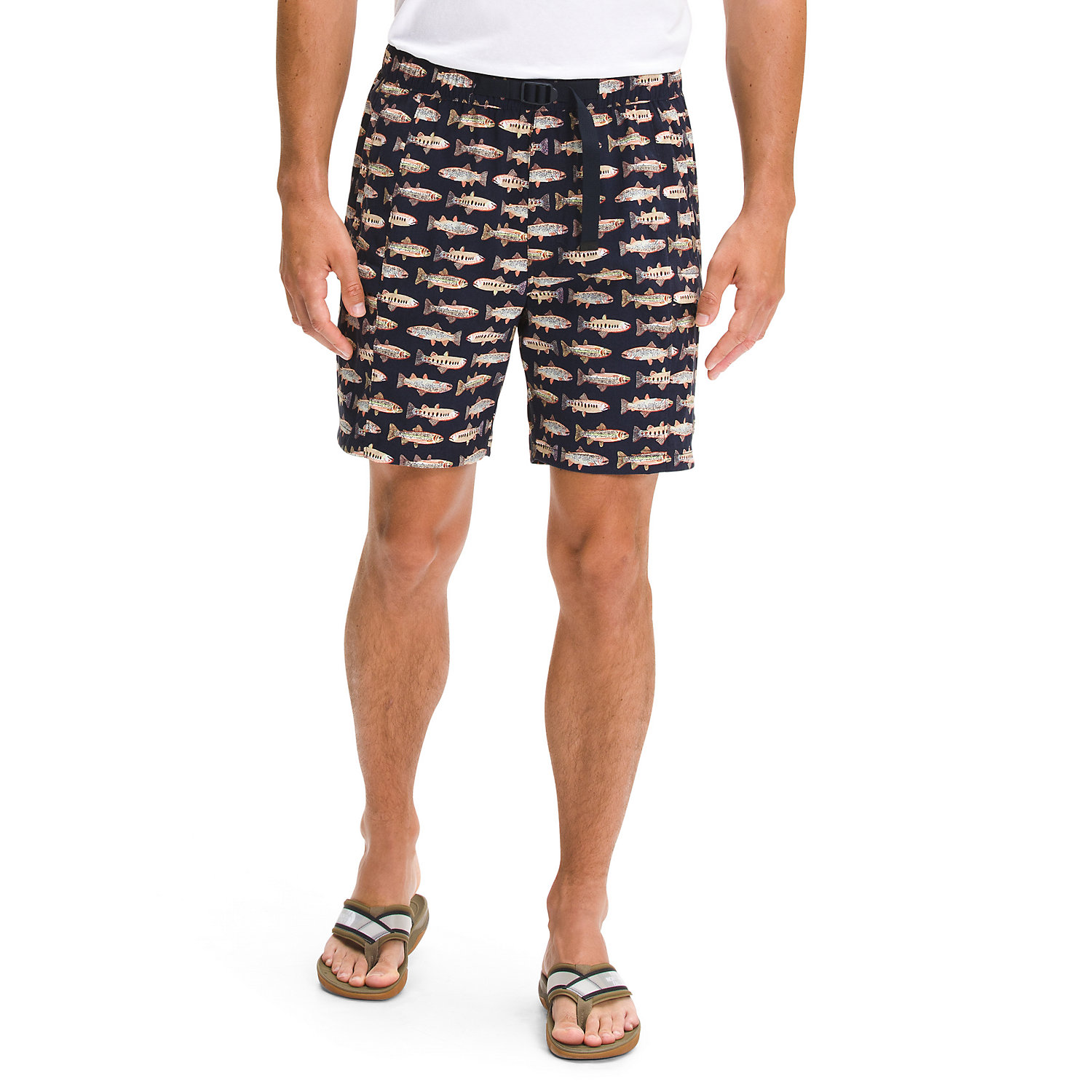The North Face Mens Printed Class V Belted Short