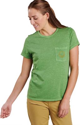 Toad & Co Women's Primo SS Crew Embroidered Top