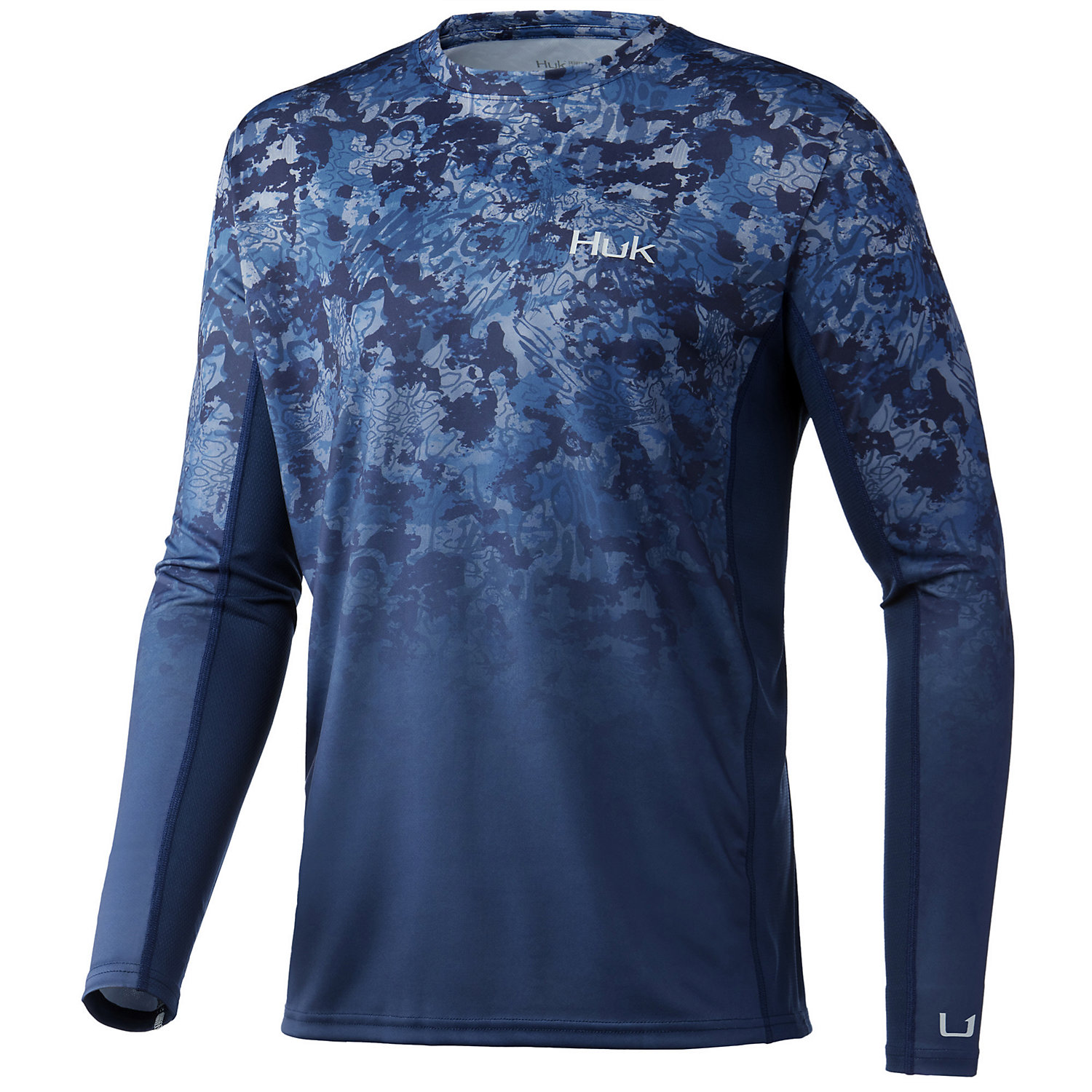 Huk Mens Icon X Tide Change Fade LS Top