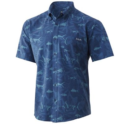 Huk Men's Kona Ocean Palms Shirt - Moosejaw