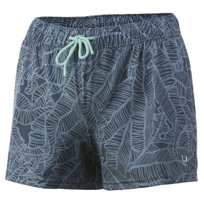 Huk Women's Pursuit Linear Leaf Volley 3 Inch Short