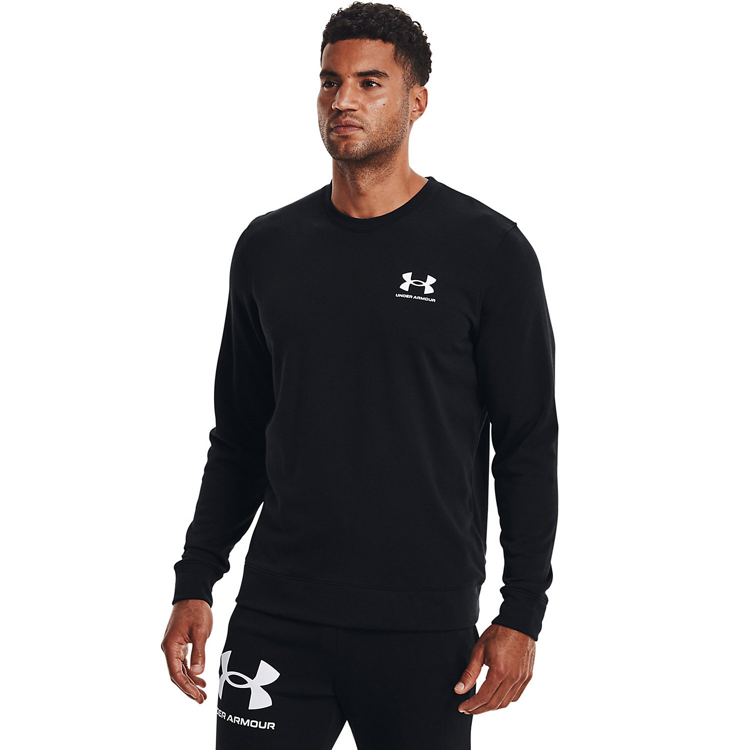 Under Armour Mens Rival Terry LC Crew