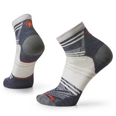 Smartwool Men's Run Zero Cushion Ankle Pattern Sock