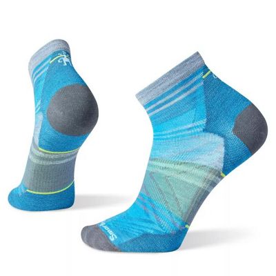 Smartwool Men's Run Zero Cushion Ankle Pattern Sock