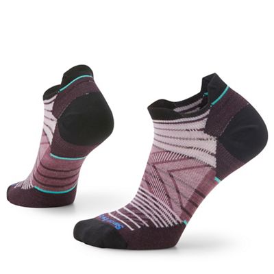 Smartwool Women's Run Zero Cushion Stripe Low Ankle Sock