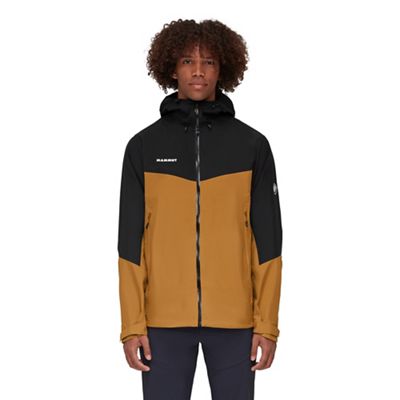 Mammut Men's Convey Tour HS Hooded Jacket - Small, Cheetah / Black