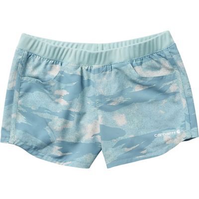 Carhartt Girls Lightweight Camo Ripstop Work Short